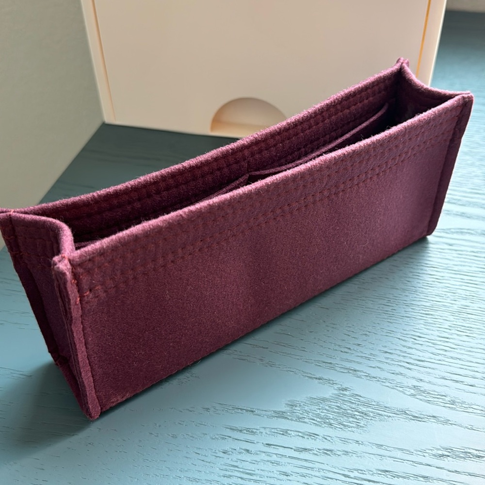 Samorga Insert For Chanel Medium Flap - Burgundy … - image 1